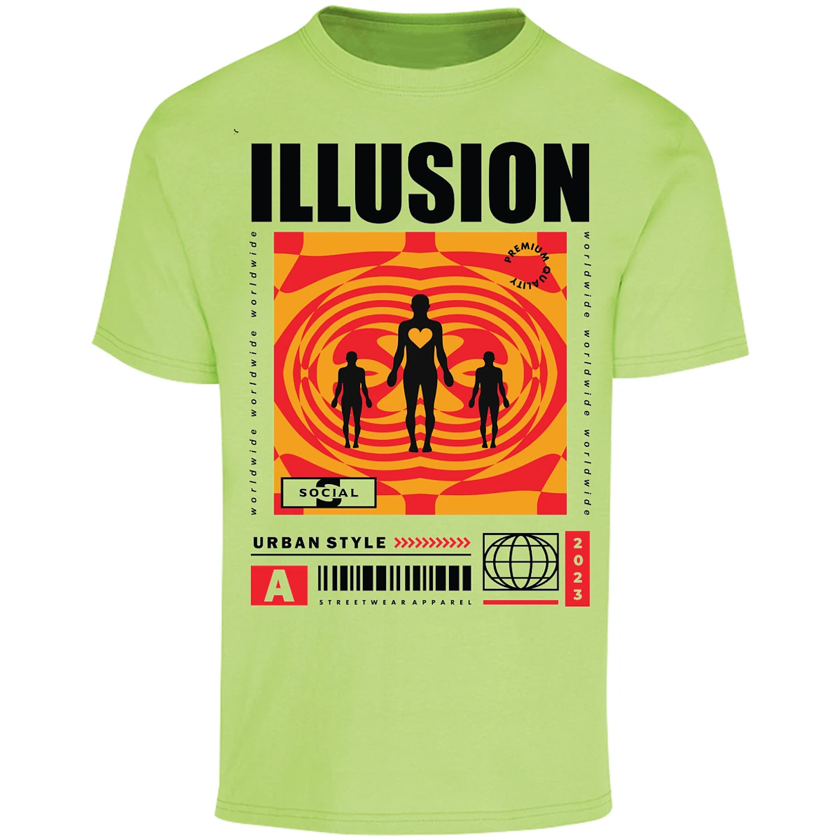 Playera Urbano Style Streetwear 342 para Adulto 20