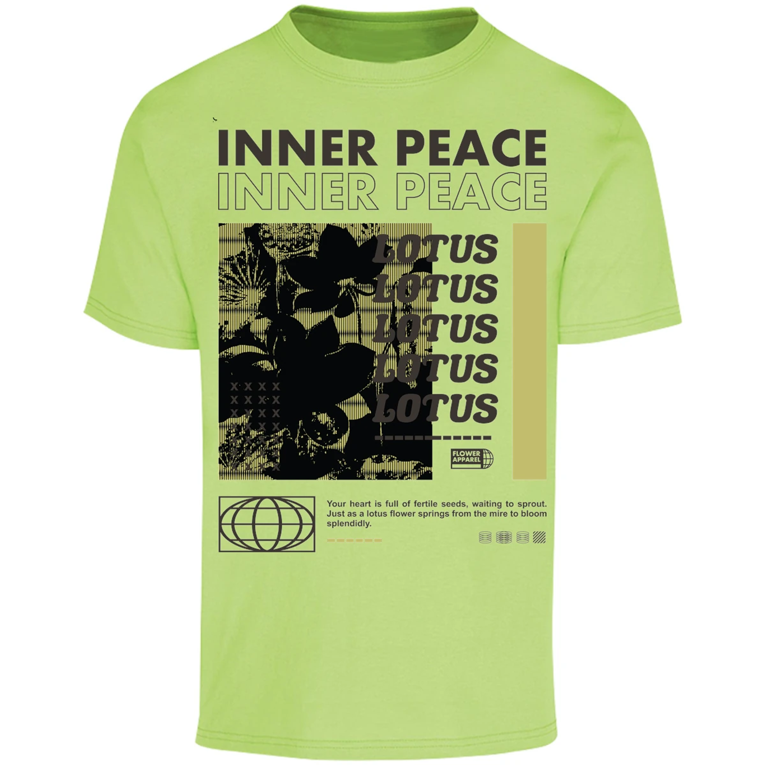 Playera Urbano Style Peace Inner Splendidly 86 para Adulto 6