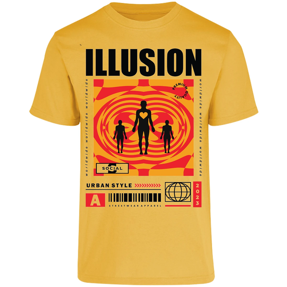 Playera Urbano Style Streetwear 342 para Adulto 9