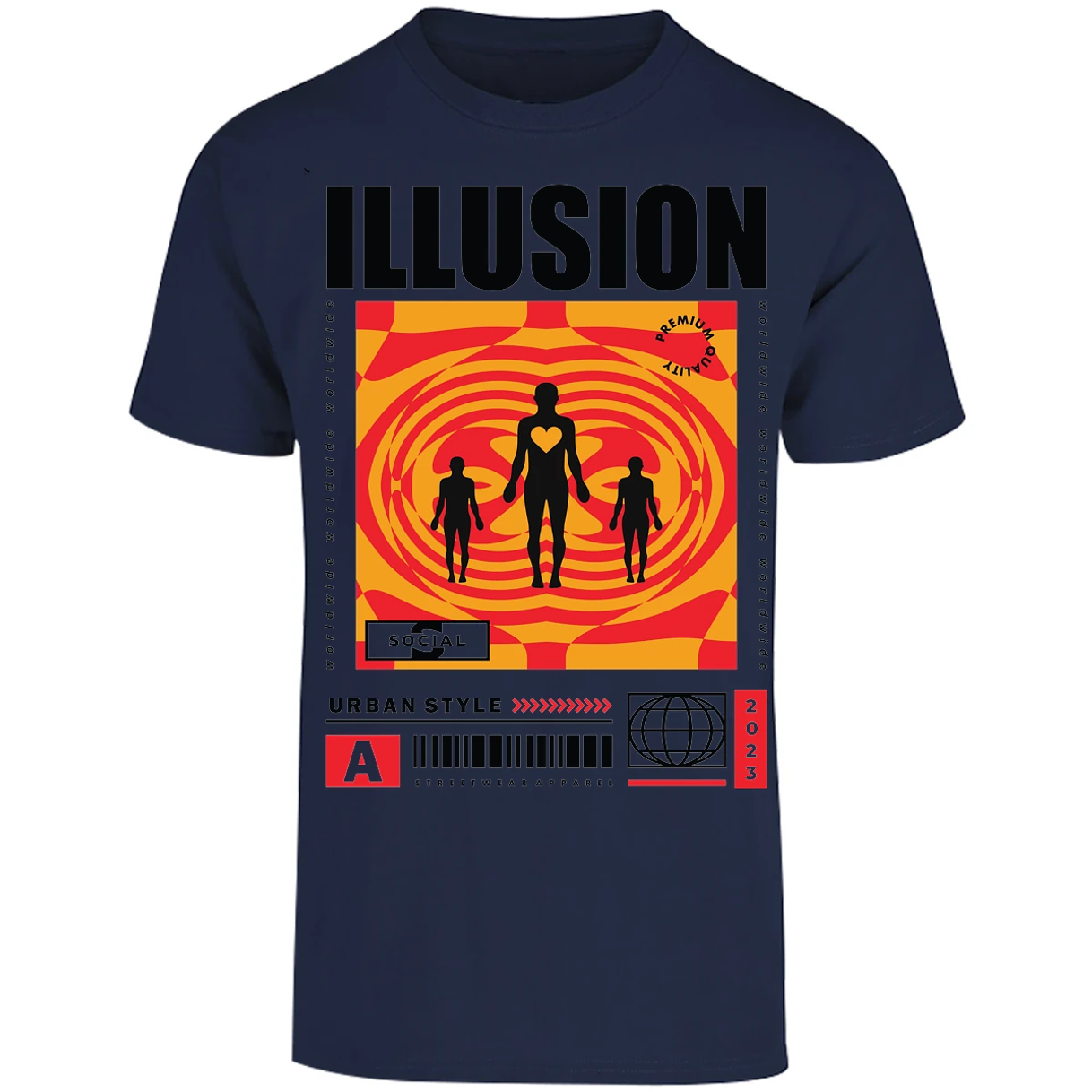 Playera Urbano Style Streetwear 342 para Adulto 19