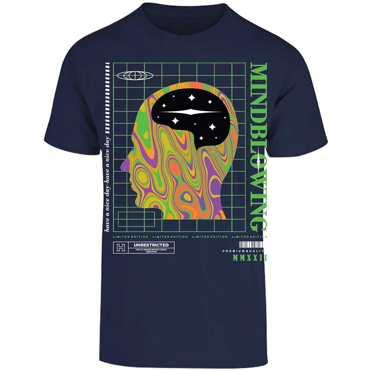 Playera Urbano Style Mind Blowing 43 para Adulto 1