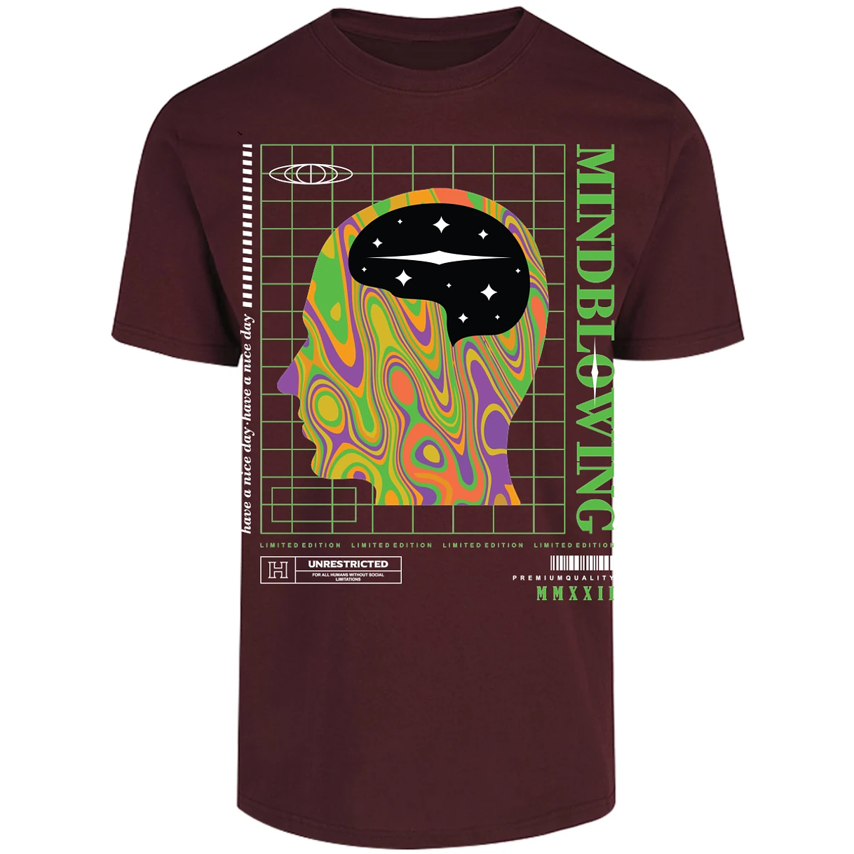 Playera Urbano Style Mind Blowing 43 para Adulto 3