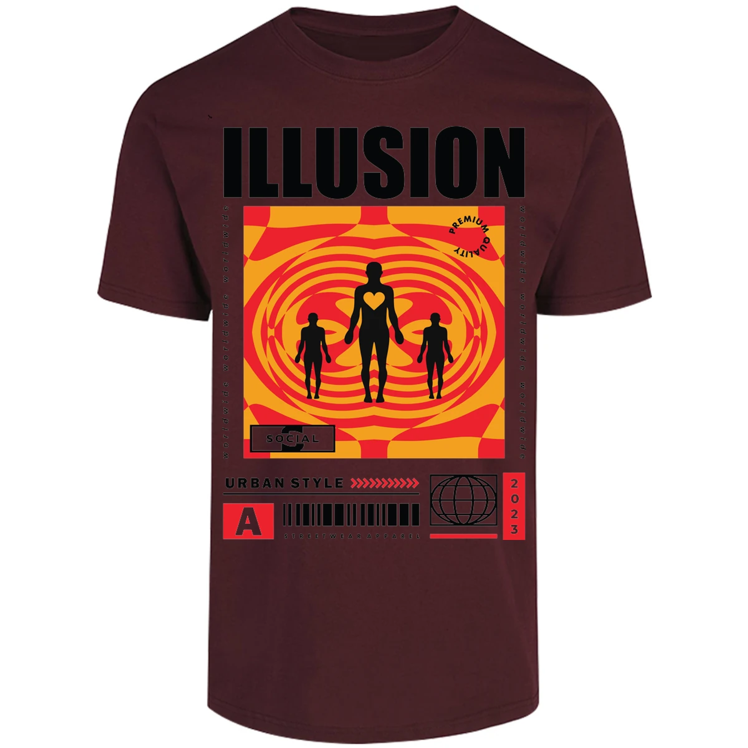 Playera Urbano Style Streetwear 342 para Adulto 22