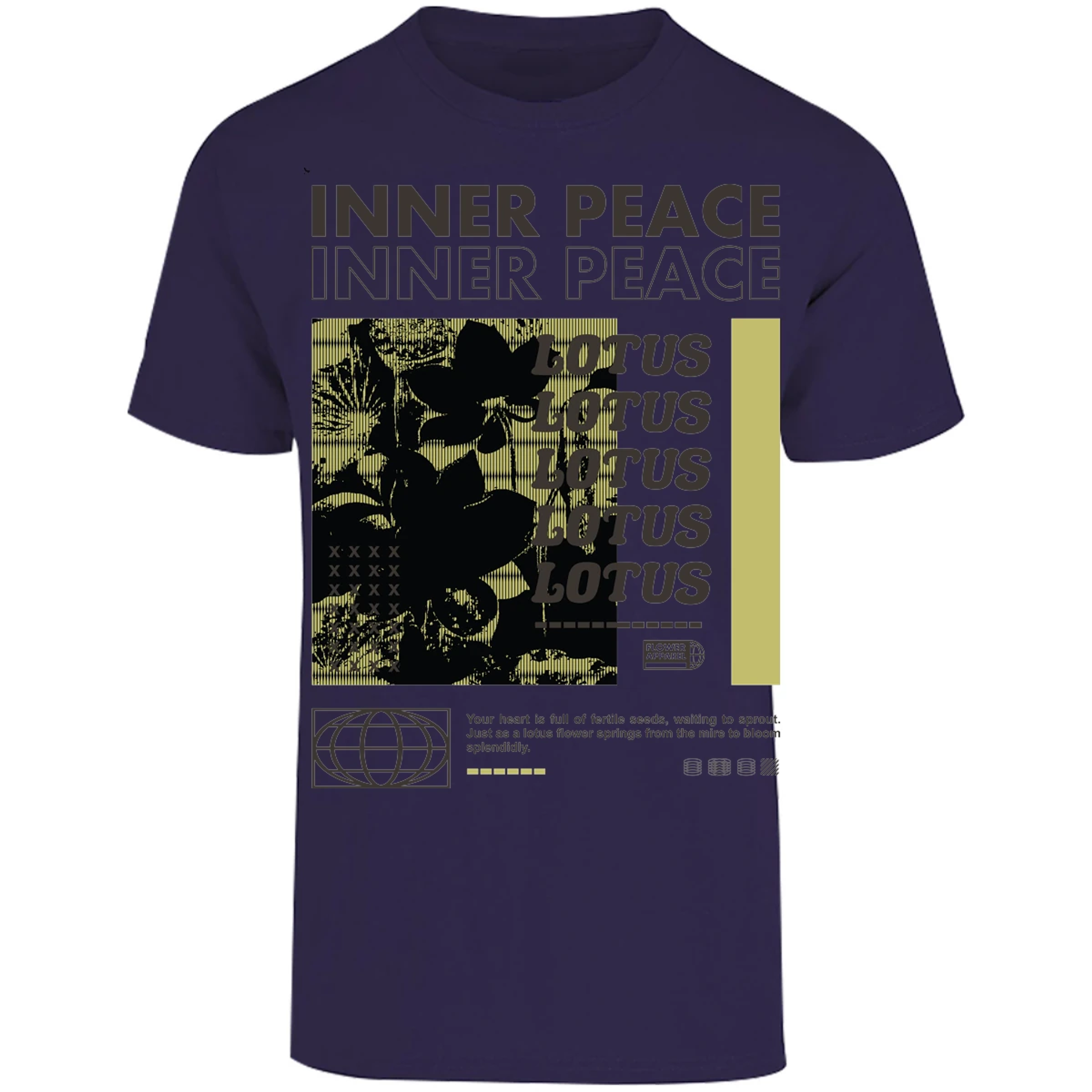 Playera Urbano Style Peace Inner Splendidly 86 para Adulto 23