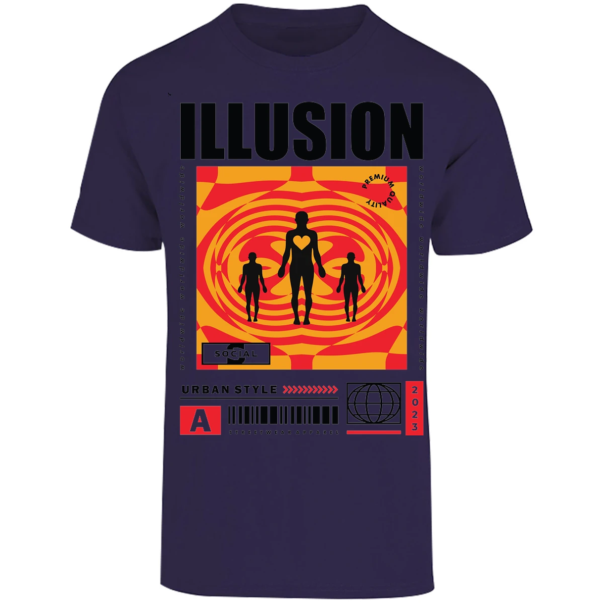 Playera Urbano Style Streetwear 342 para Adulto 2