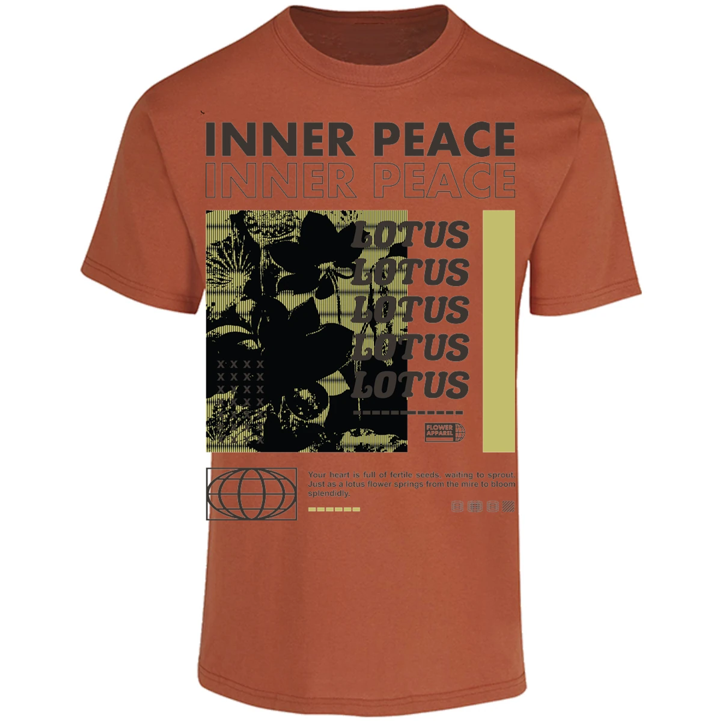 Playera Urbano Style Peace Inner Splendidly 86 para Adulto 4