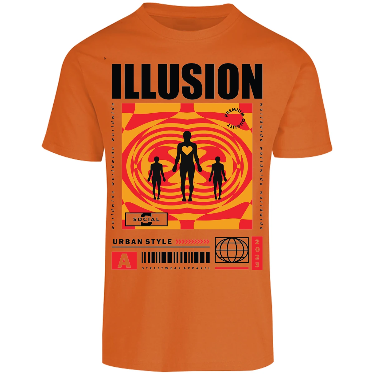 Playera Urbano Style Streetwear 342 para Adulto 8