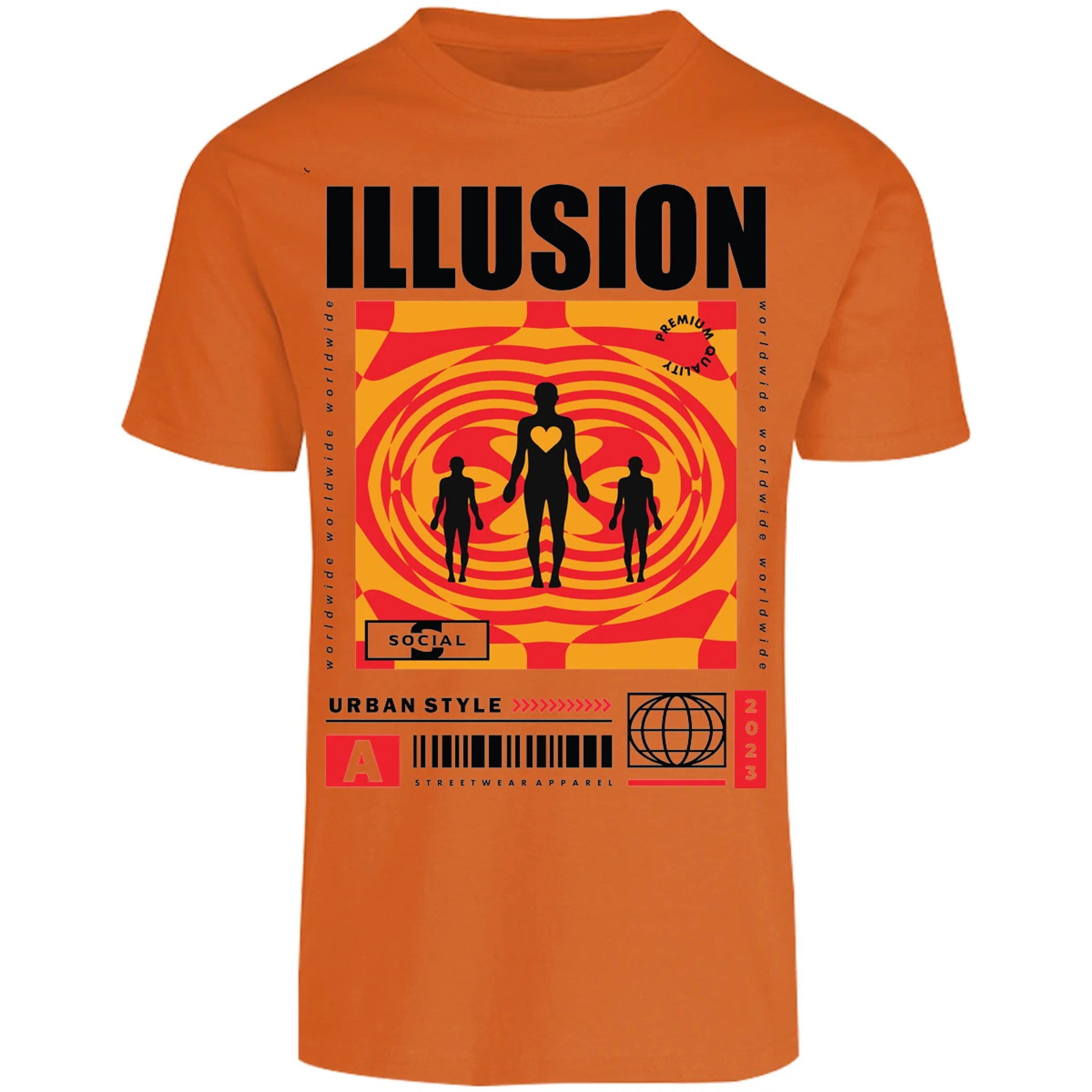 Playera Urbano Style Streetwear 342 para Adulto 8