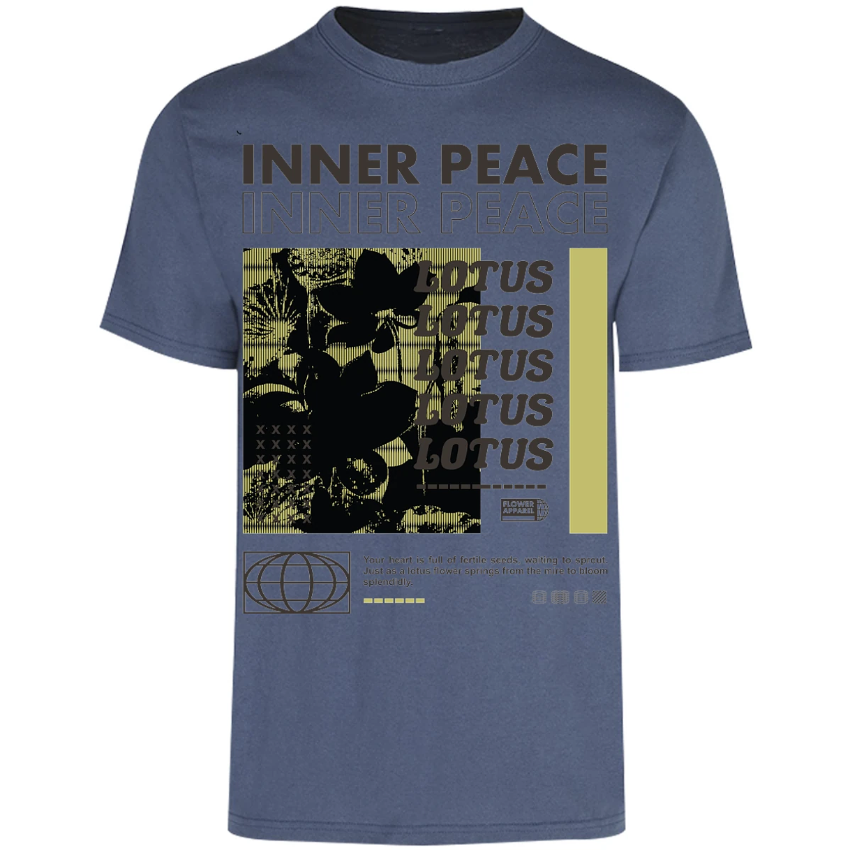 Playera Urbano Style Peace Inner Splendidly 86 para Adulto 5