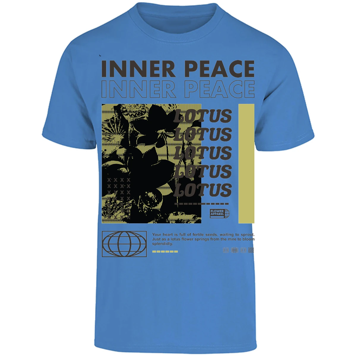 Playera Urbano Style Peace Inner Splendidly 86 para Adulto 8