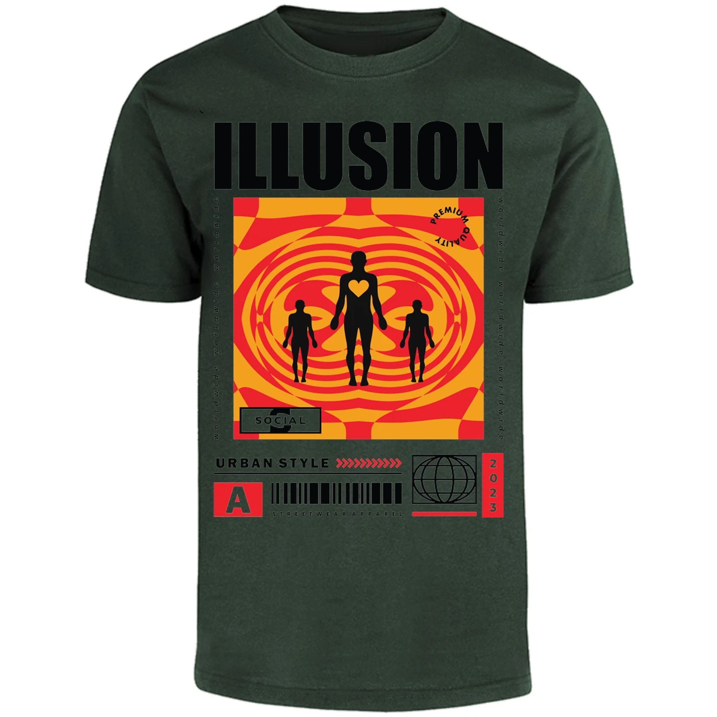 Playera Urbano Style Streetwear 342 para Adulto 10