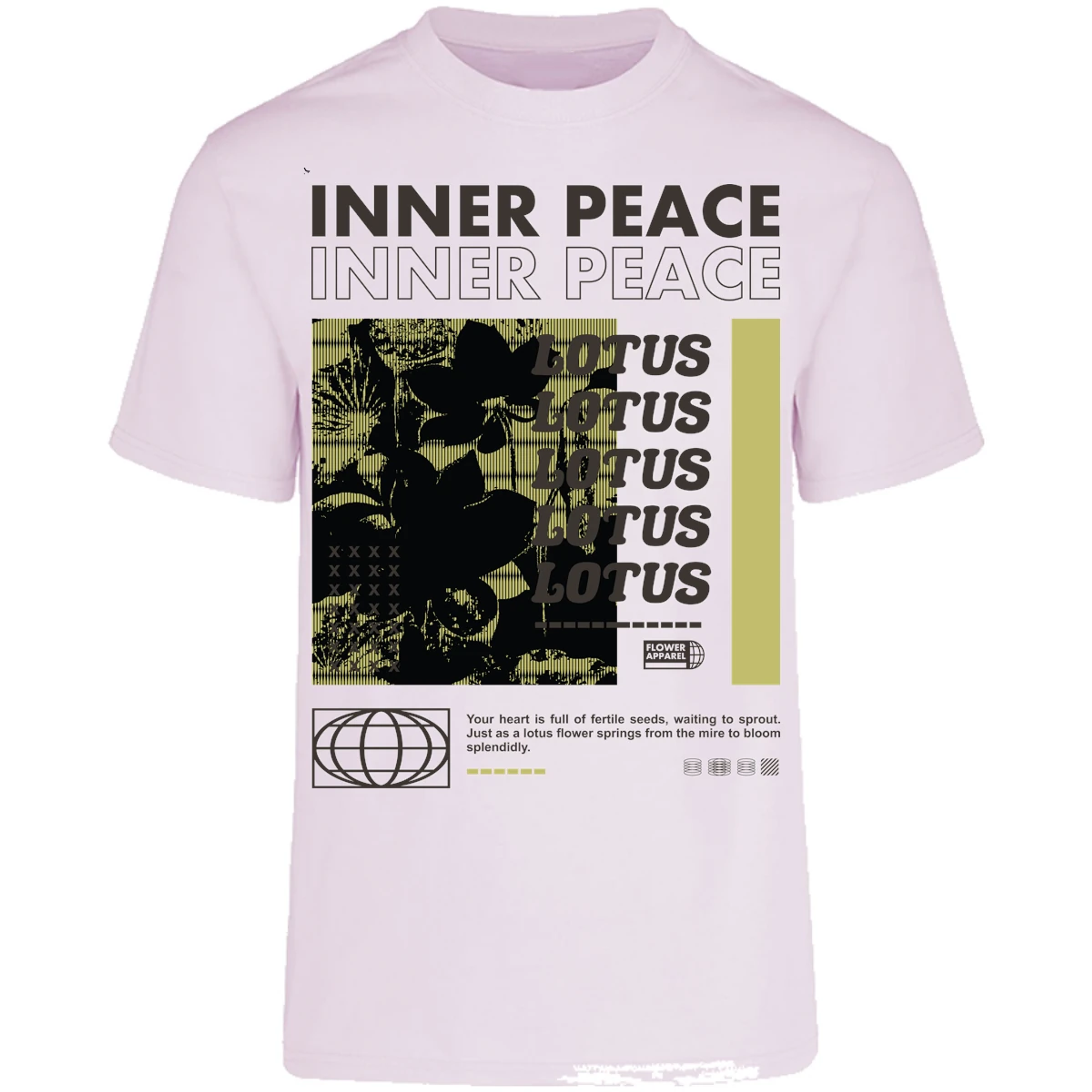 Playera Urbano Style Peace Inner Splendidly 86 para Adulto 20