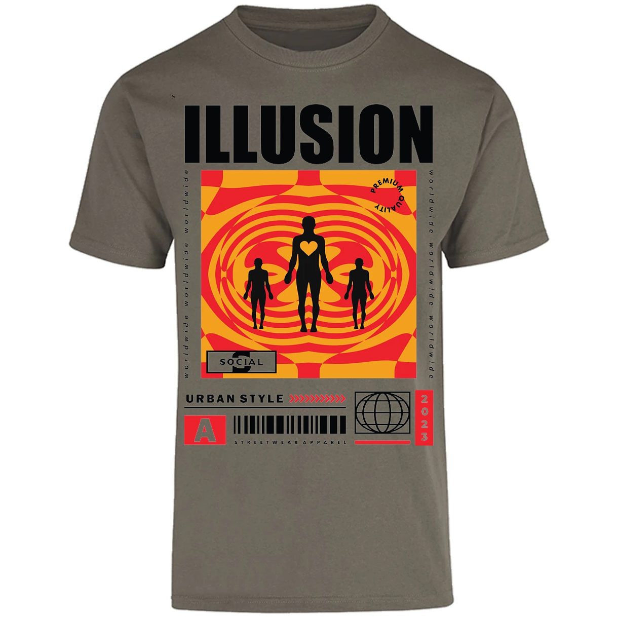 Playera Urbano Style Streetwear 342 para Adulto 17