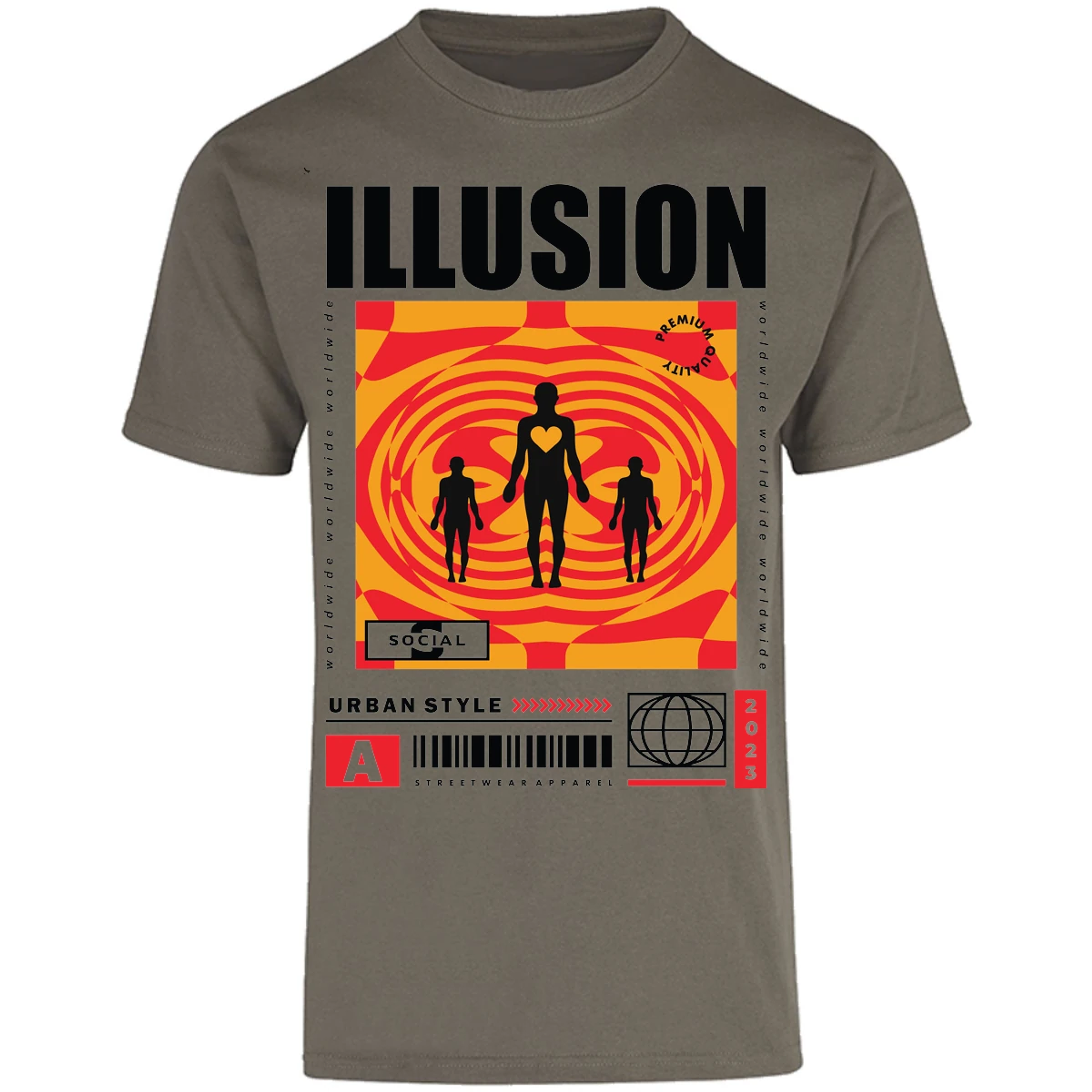 Playera Urbano Style Streetwear 342 para Adulto 17