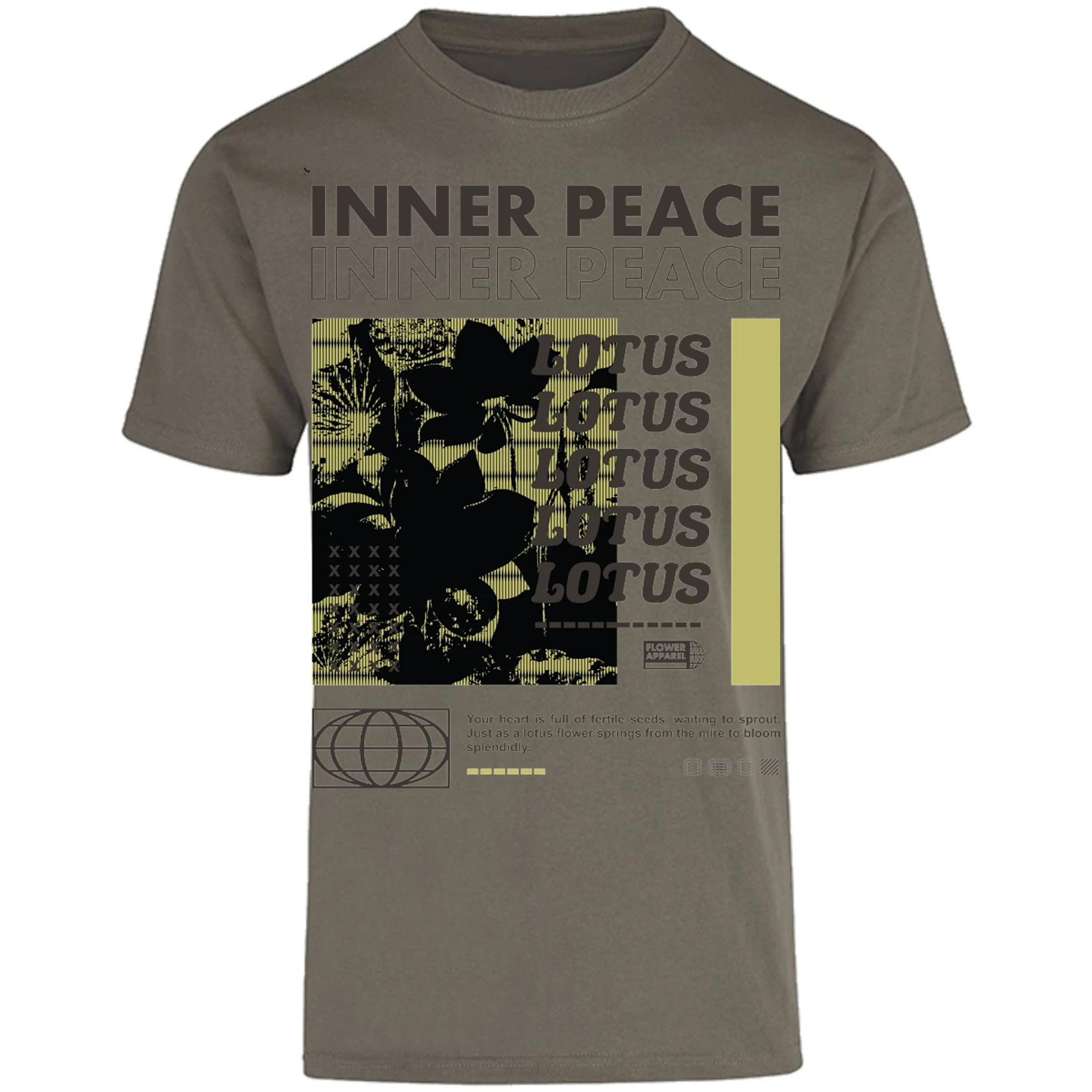 Playera Urbano Style Peace Inner Splendidly 86 para Adulto 21