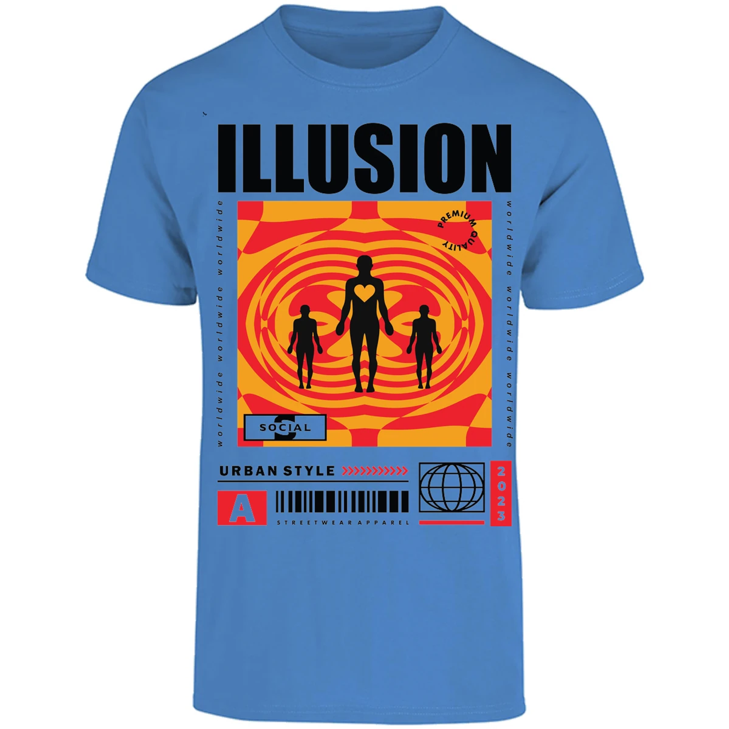 Playera Urbano Style Streetwear 342 para Adulto 24