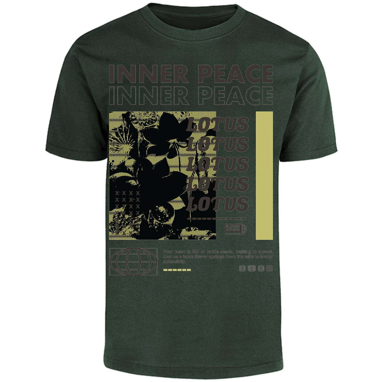 Playera Urbano Style Peace Inner Splendidly 86 para Adulto 25