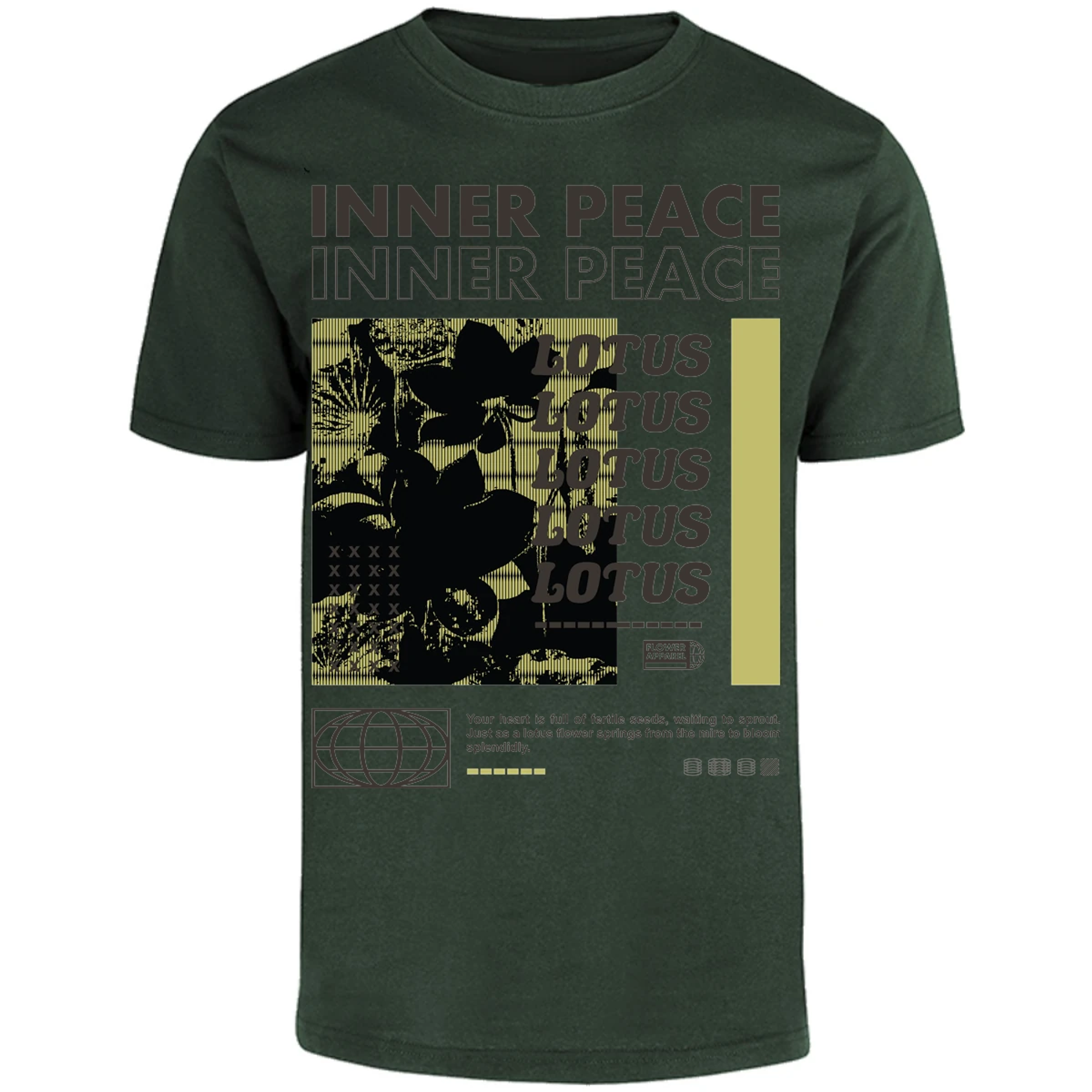 Playera Urbano Style Peace Inner Splendidly 86 para Adulto 25