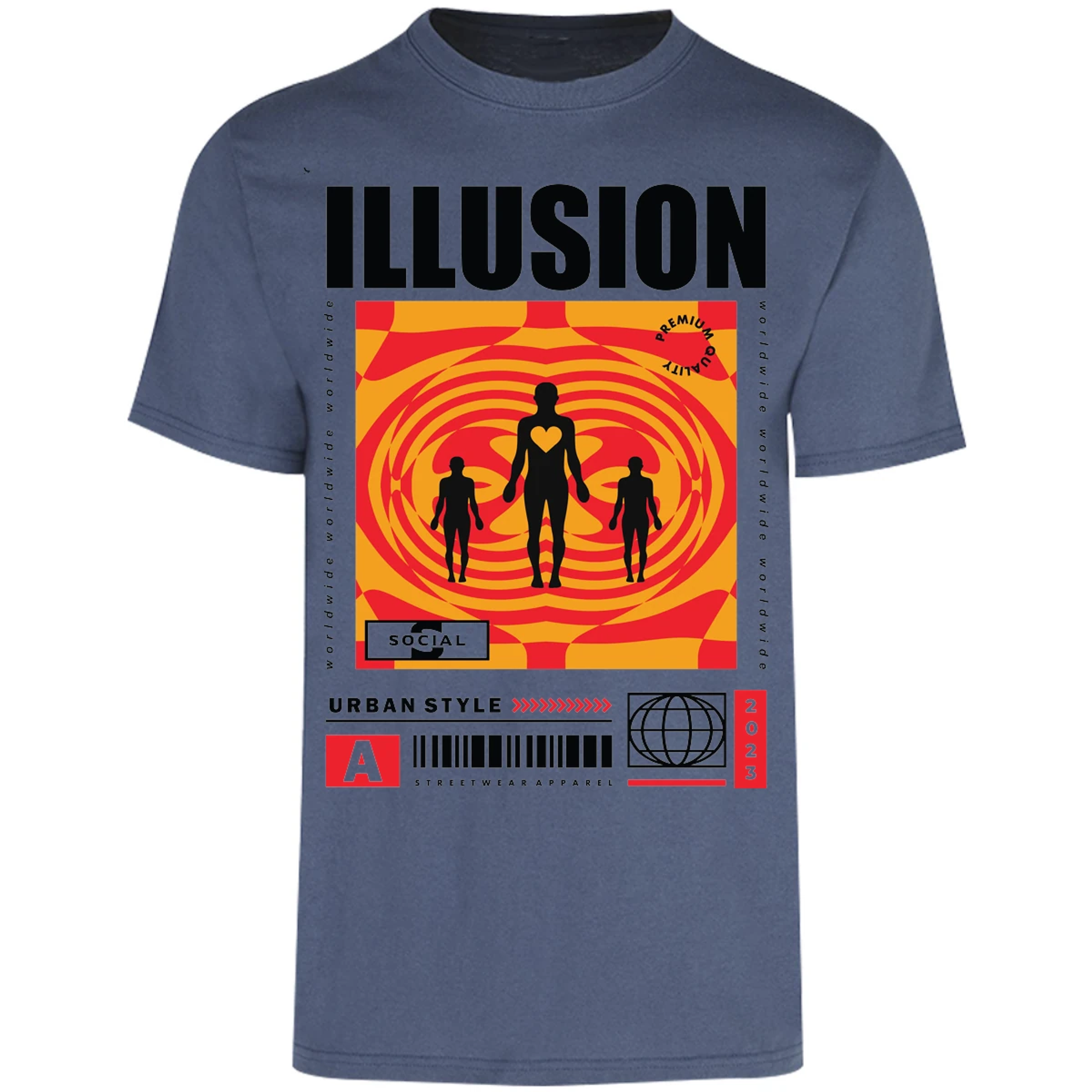 Playera Urbano Style Streetwear 342 para Adulto 26