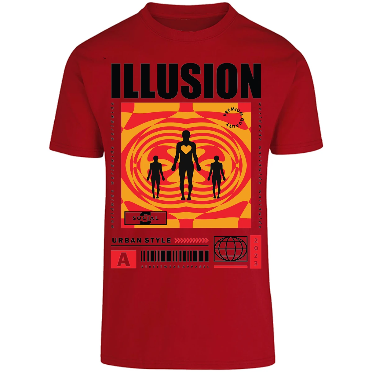 Playera Urbano Style Streetwear 342 para Adulto 30