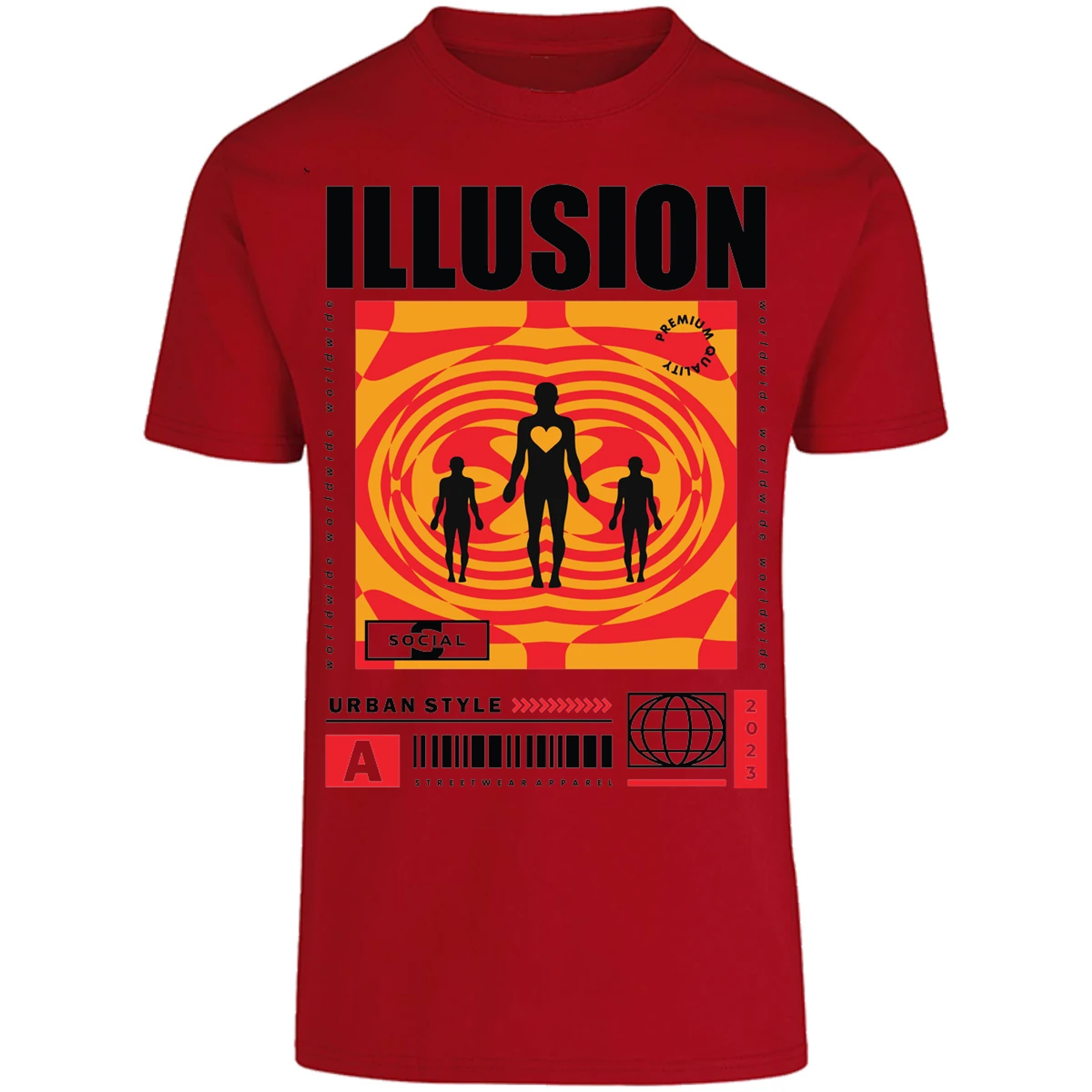 Playera Urbano Style Streetwear 342 para Adulto 30