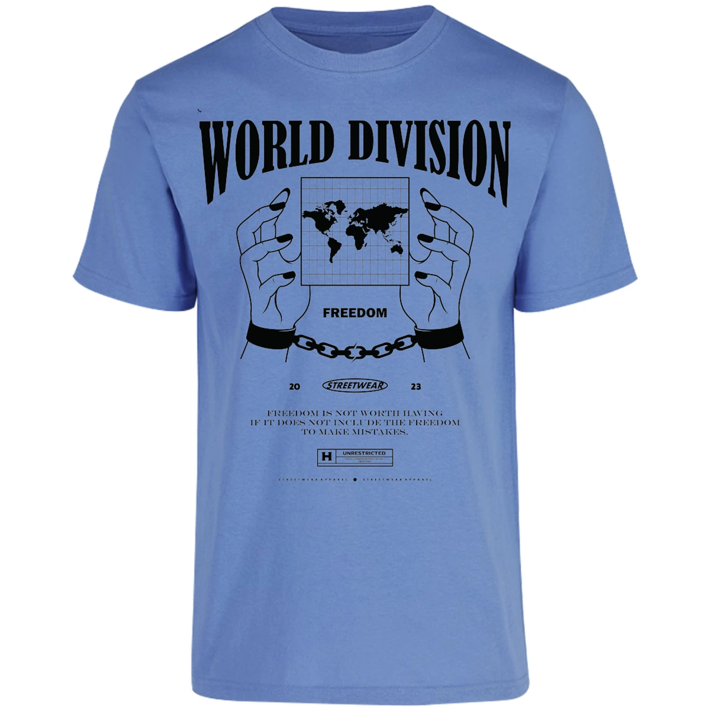 Playera Urbano Style Freedom World Division 222 para Adulto 15