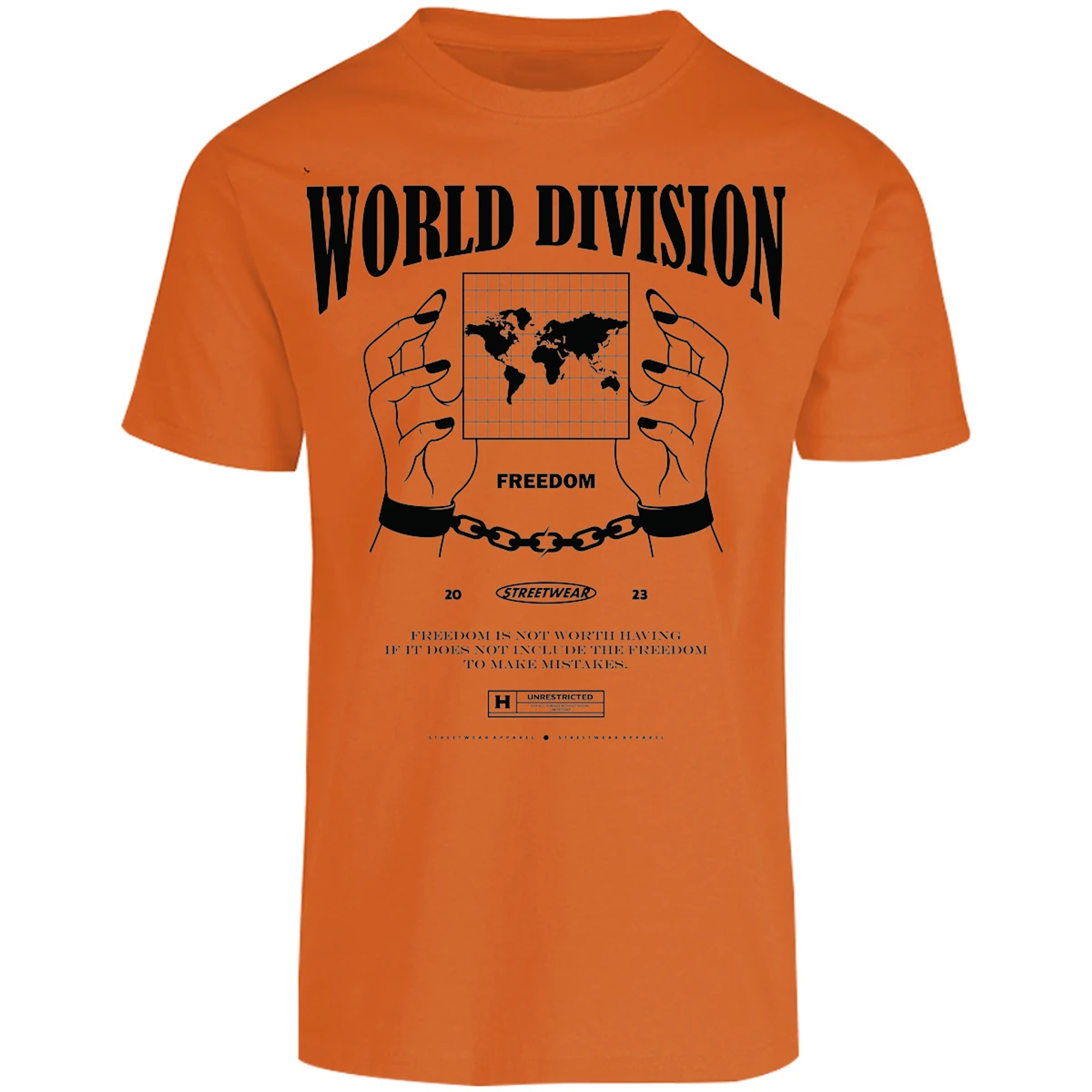 Playera Urbano Style Freedom World Division 222 para Adulto 6
