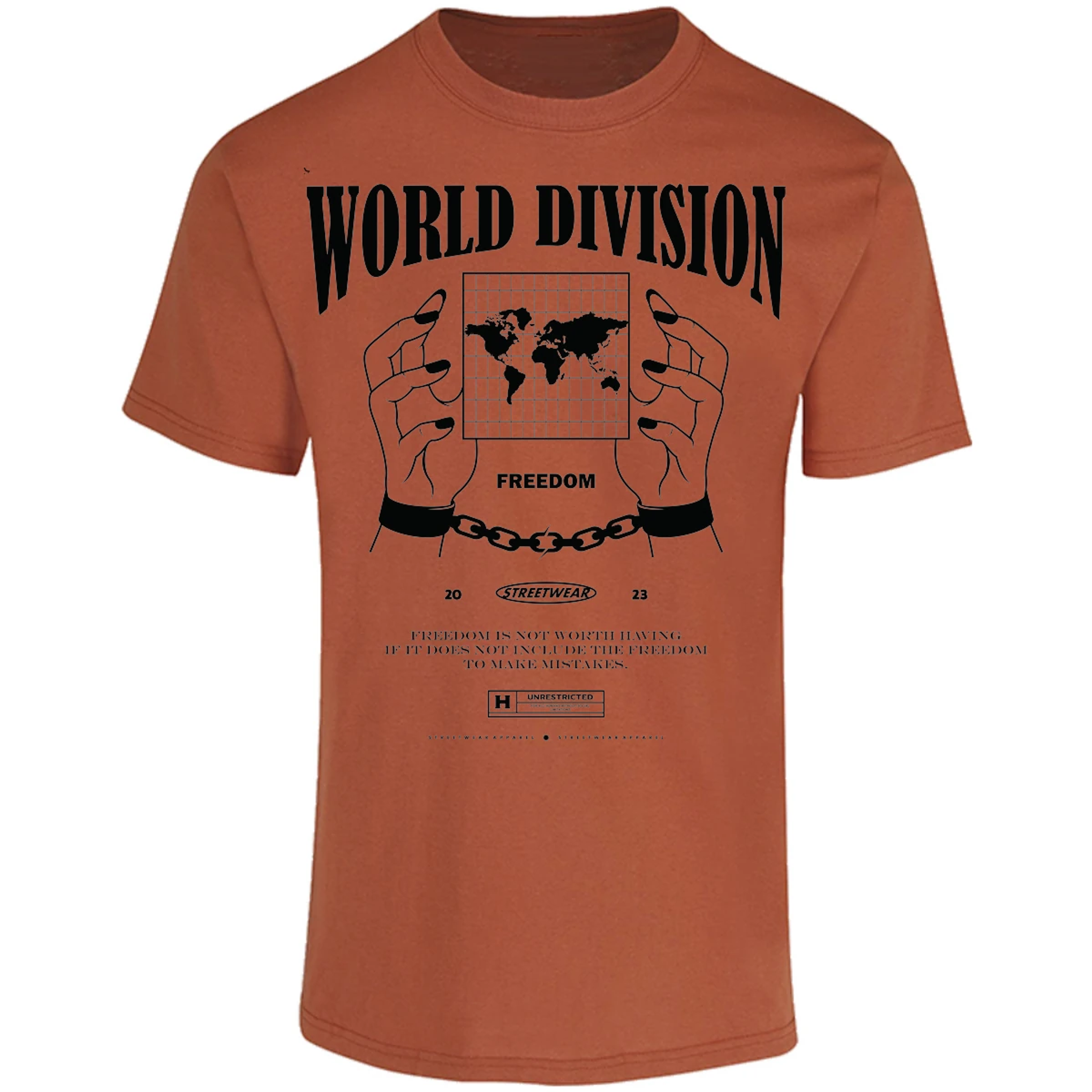 Playera Urbano Style Freedom World Division 222 para Adulto 20
