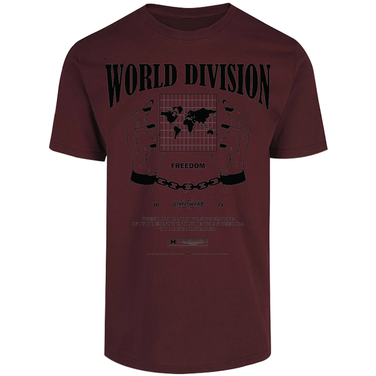 Playera Urbano Style Freedom World Division 222 para Adulto 24
