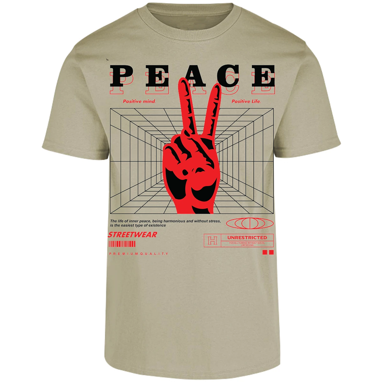 Playera Urbano Style Peace 404 para Adulto 12