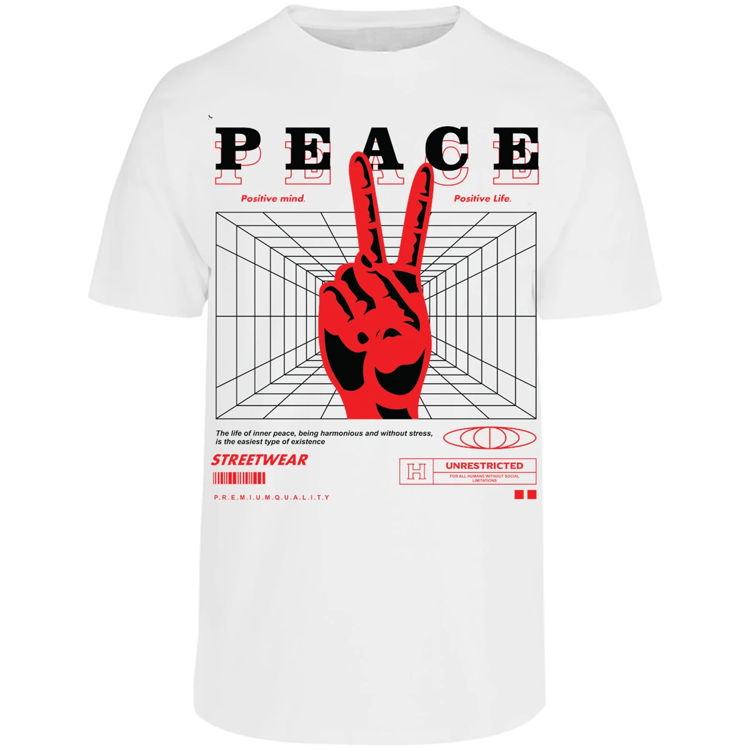 Playera Urbano Style Peace 404 para Adulto 4