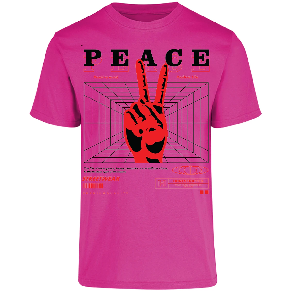 Playera Urbano Style Peace 404 para Adulto 1