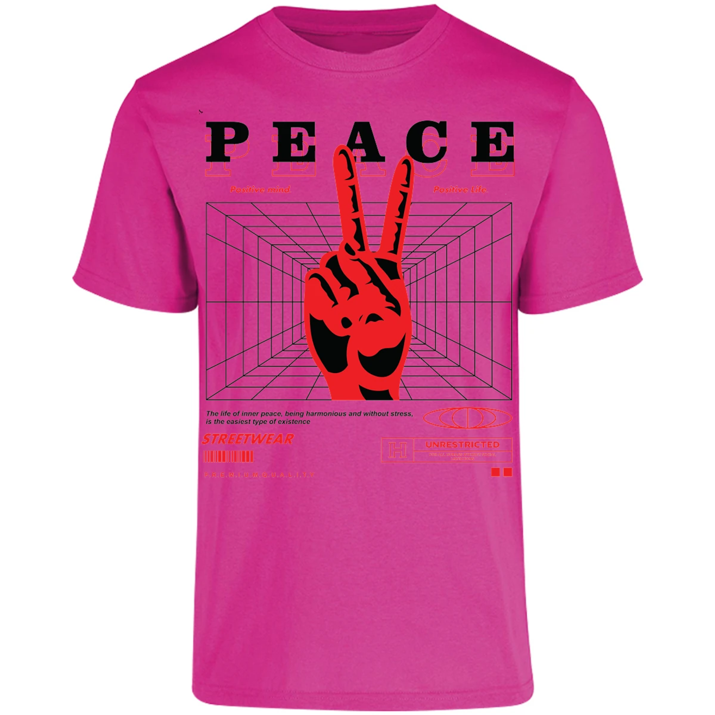 Playera Urbano Style Peace 404 para Adulto 1