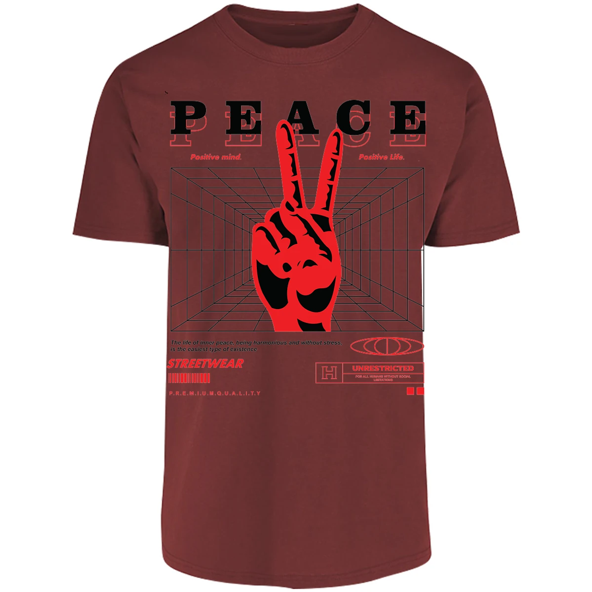 Playera Urbano Style Peace 404 para Adulto 16