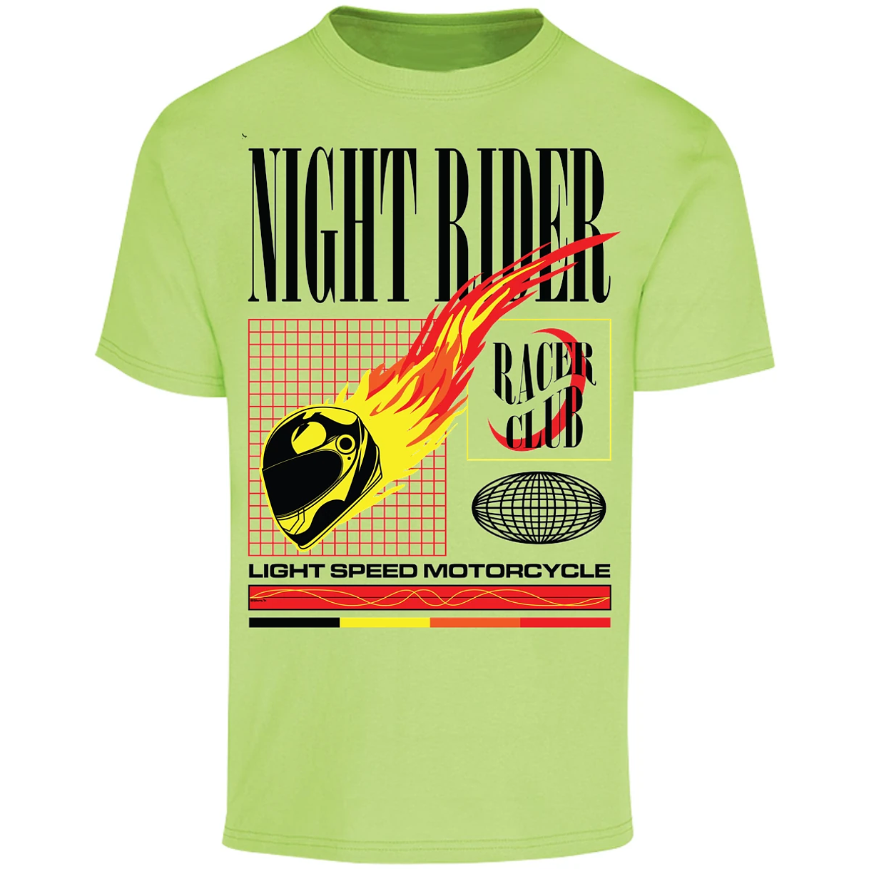 Playera Urbano Style Night Rider 2 para Adulto 9