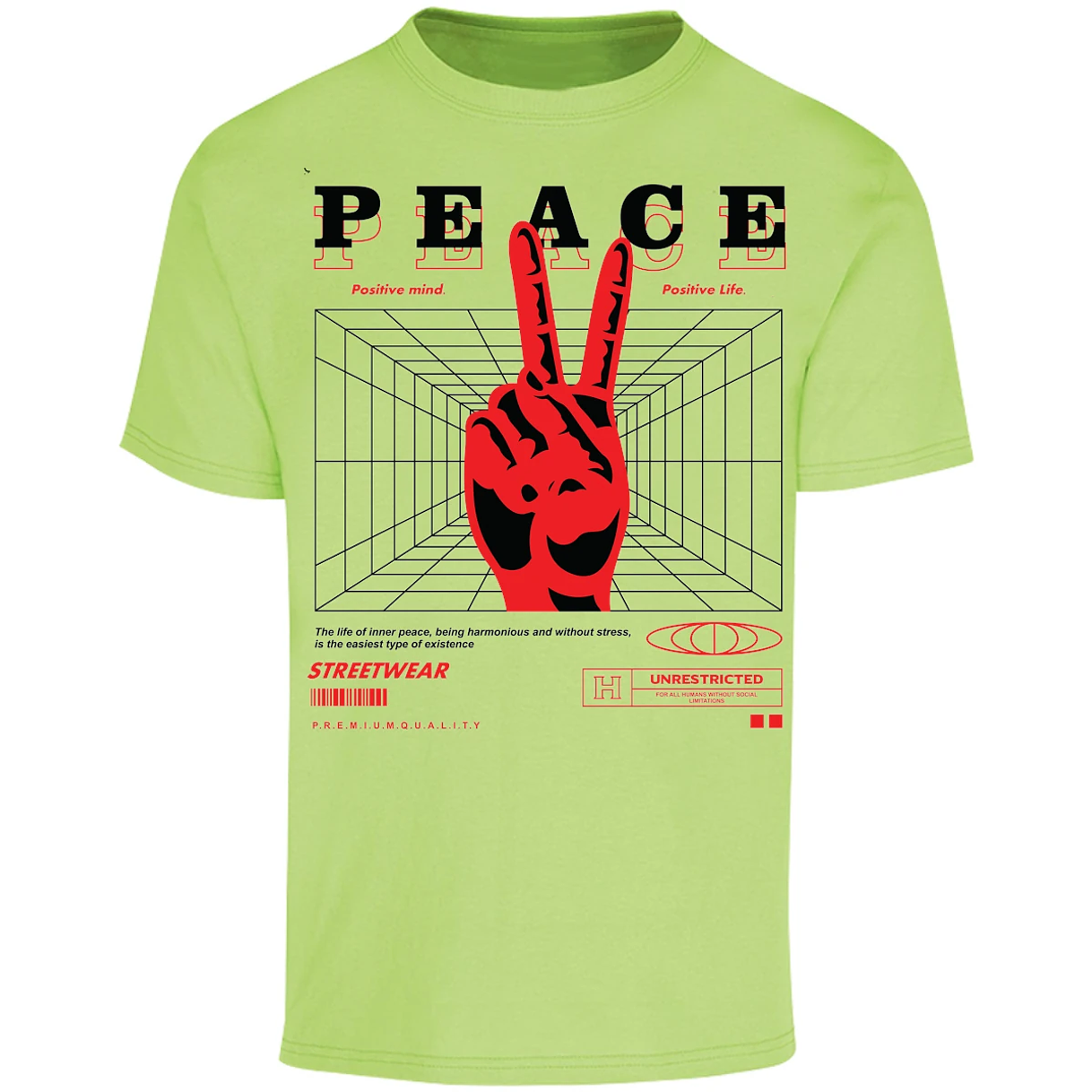 Playera Urbano Style Peace 404 para Adulto 2
