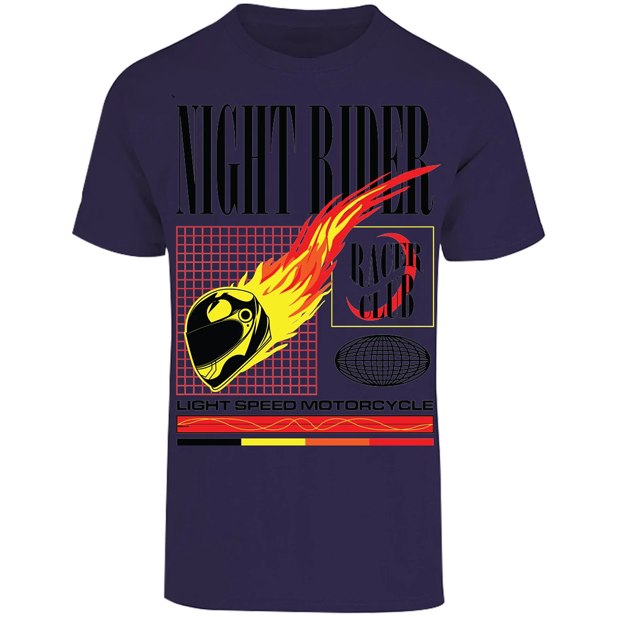 Playera Urbano Style Night Rider 2 para Adulto 1
