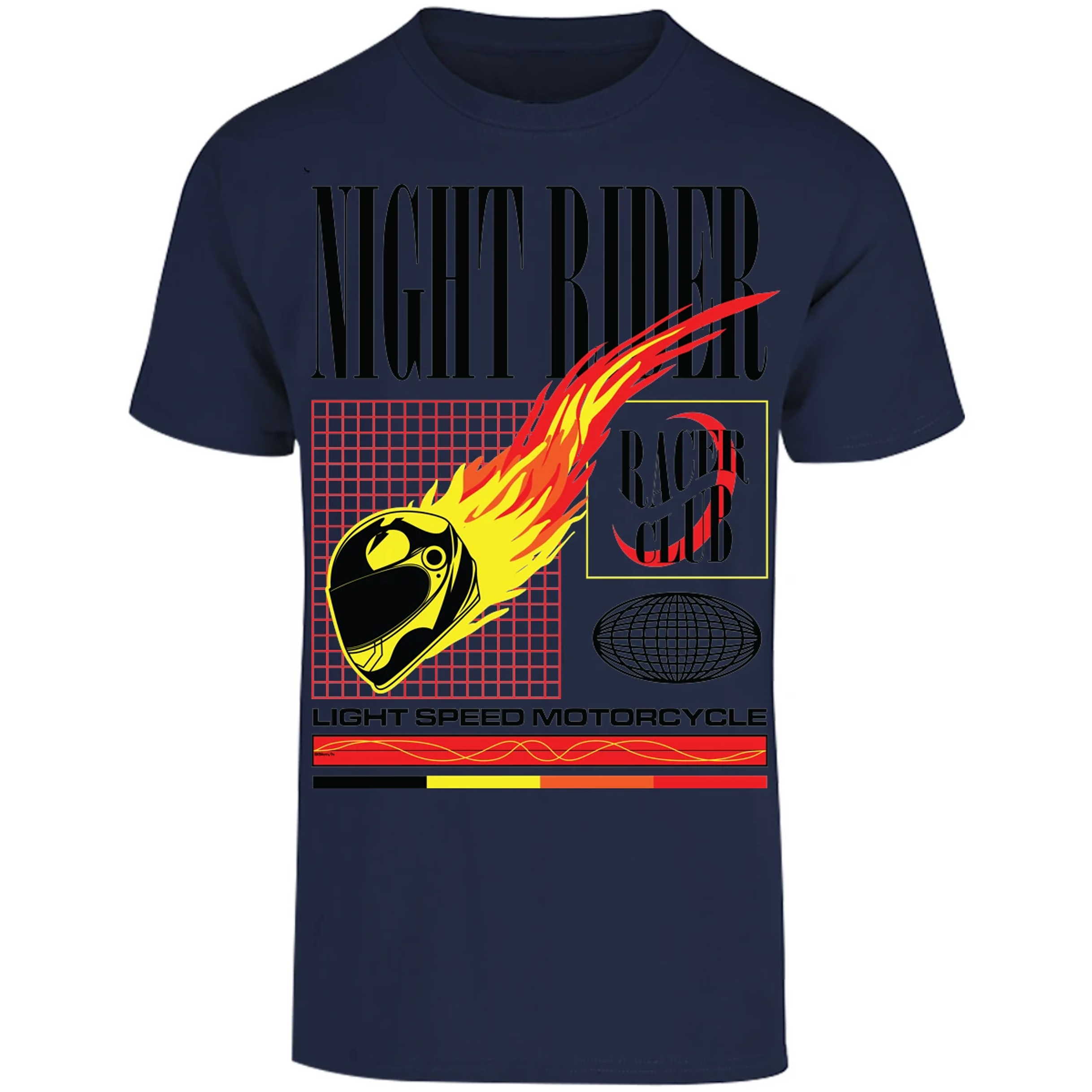 Playera Urbano Style Night Rider 2 para Adulto 3