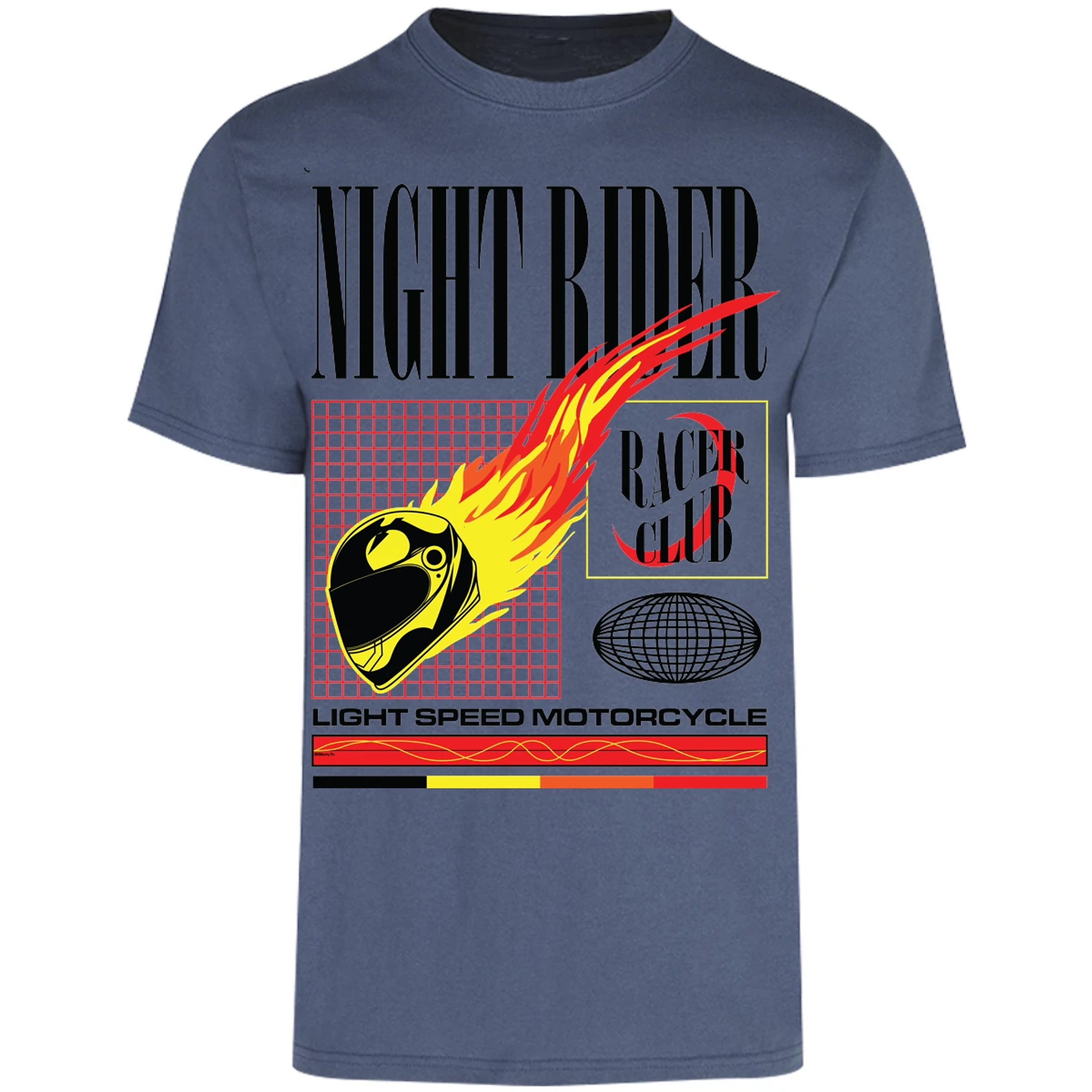 Playera Urbano Style Night Rider 2 para Adulto 8