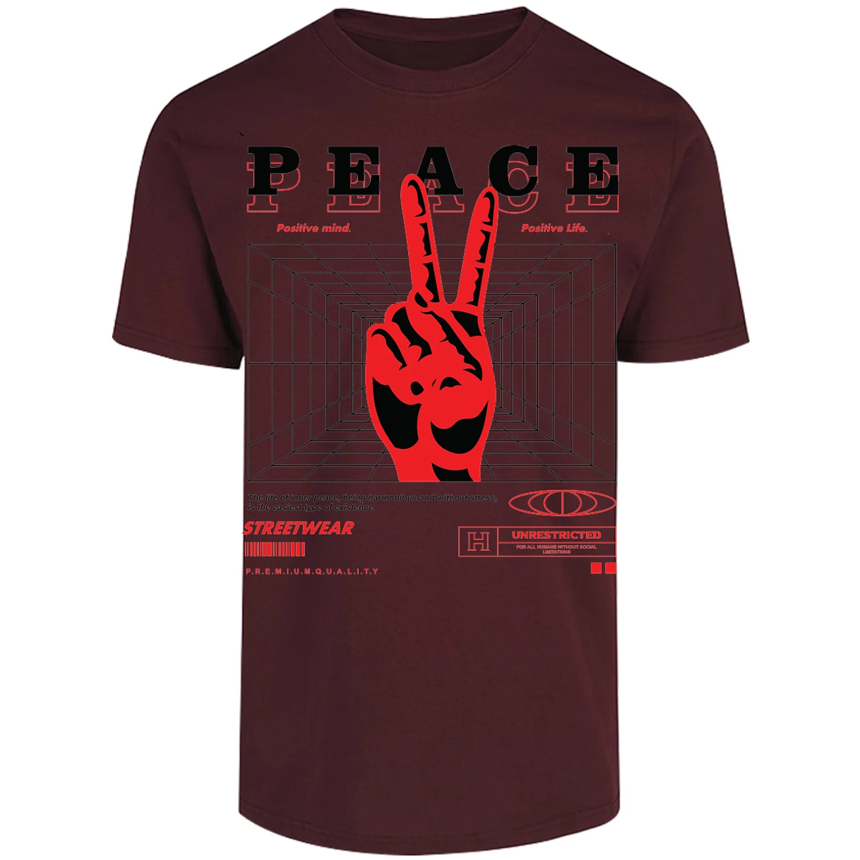 Playera Urbano Style Peace 404 para Adulto 8