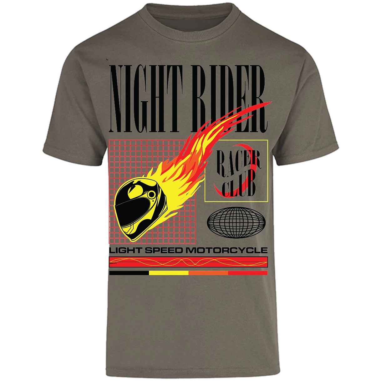 Playera Urbano Style Night Rider 2 para Adulto 17
