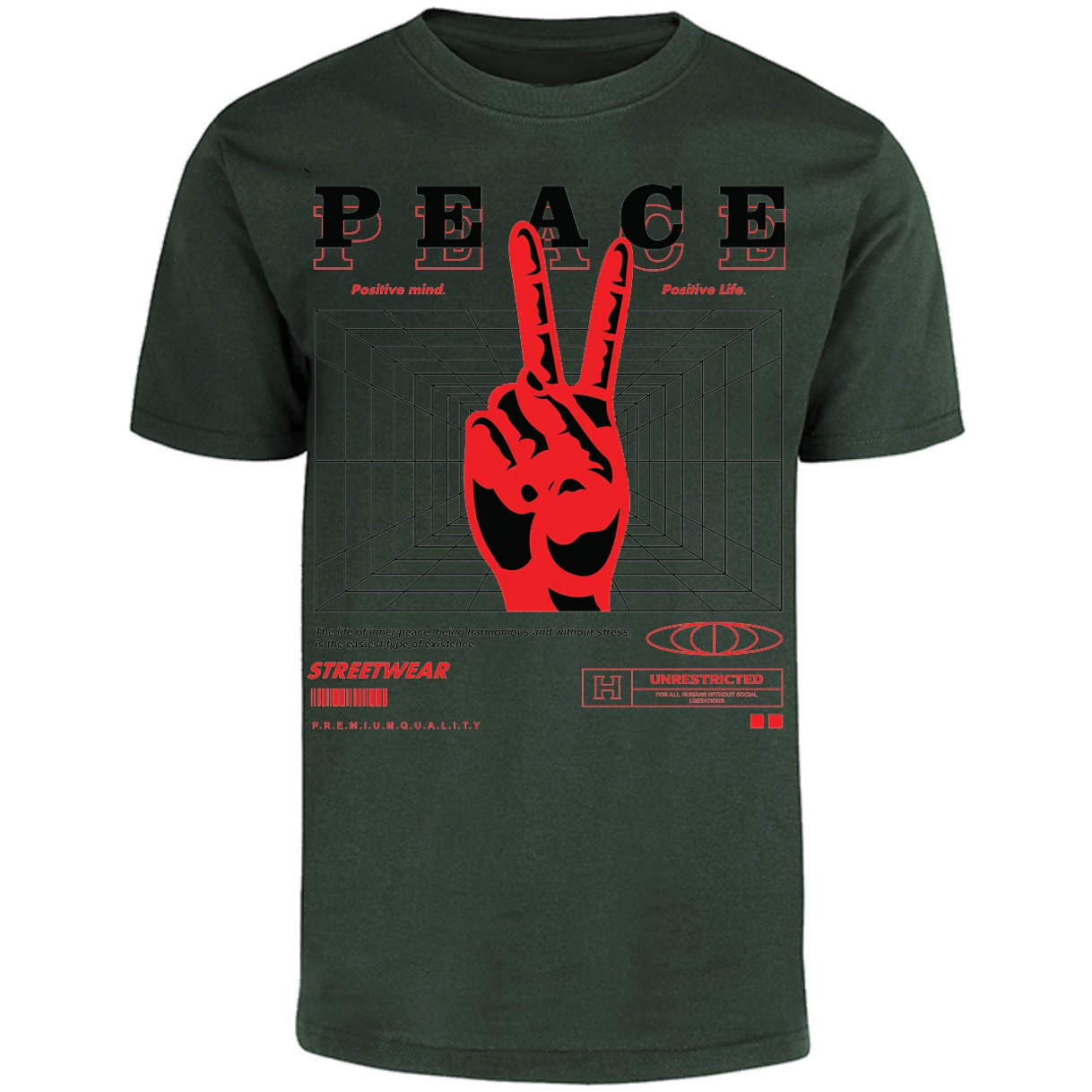 Playera Urbano Style Peace 404 para Adulto 9