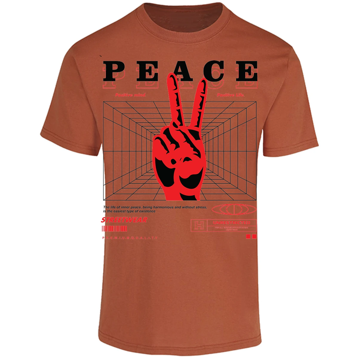Playera Urbano Style Peace 404 para Adulto 18