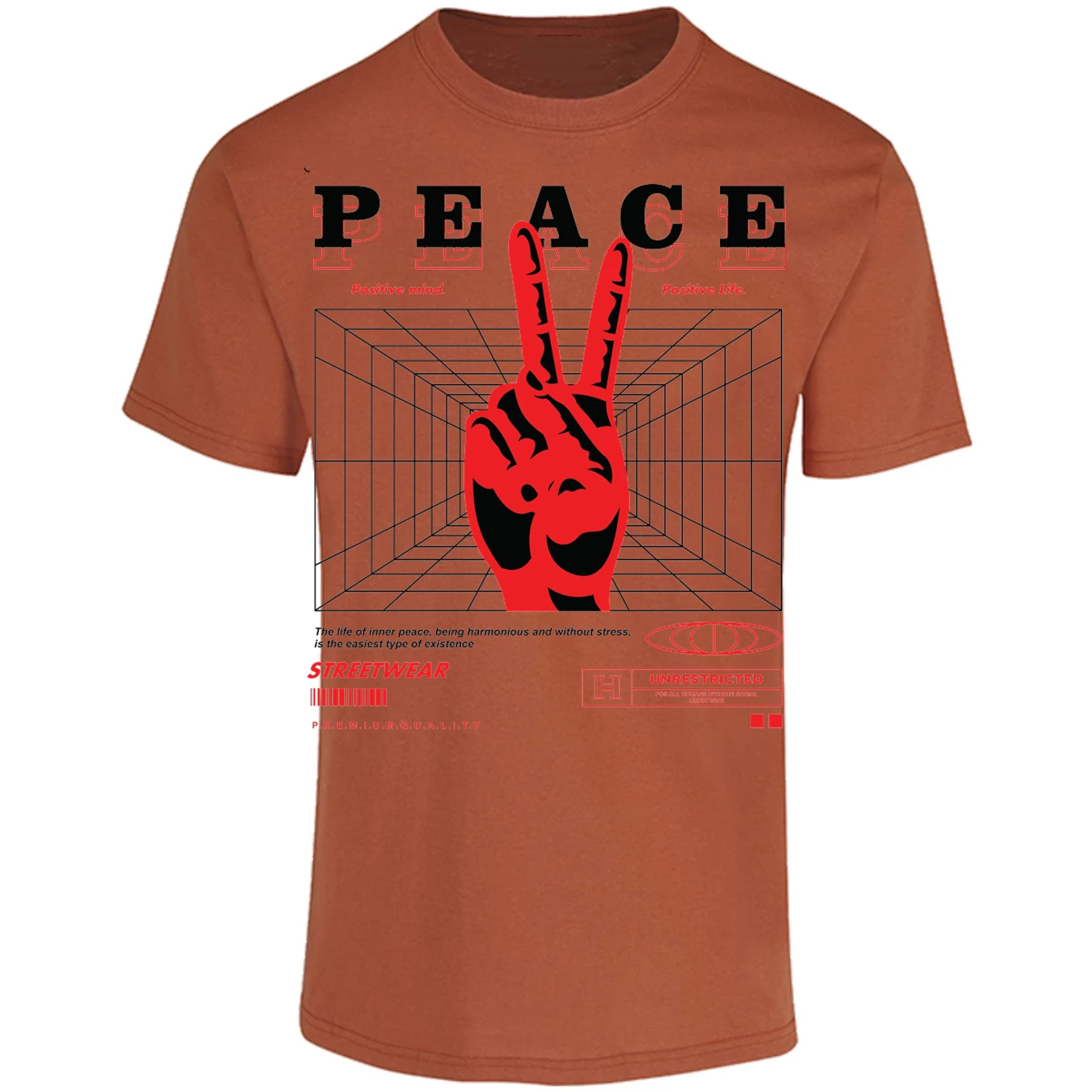 Playera Urbano Style Peace 404 para Adulto 18