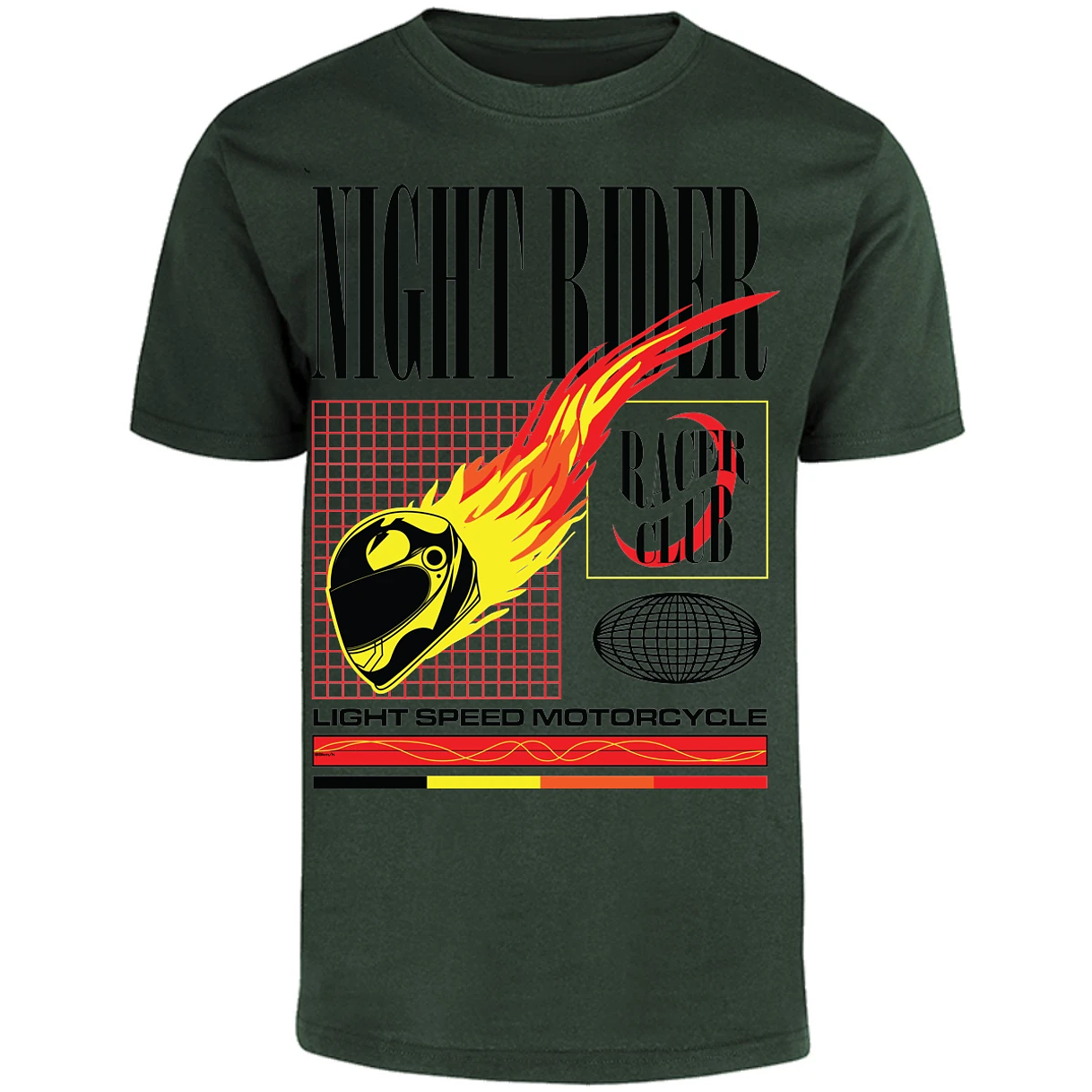 Playera Urbano Style Night Rider 2 para Adulto 30