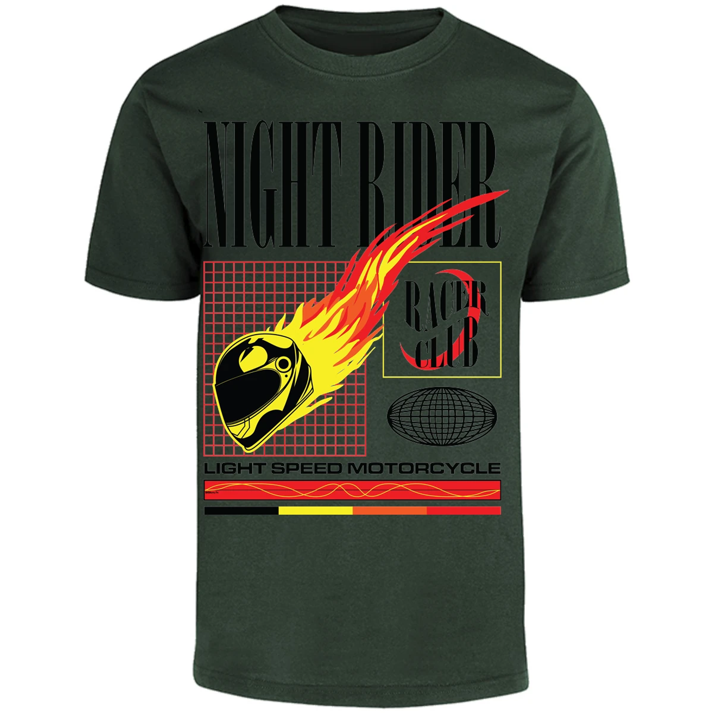 Playera Urbano Style Night Rider 2 para Adulto 30