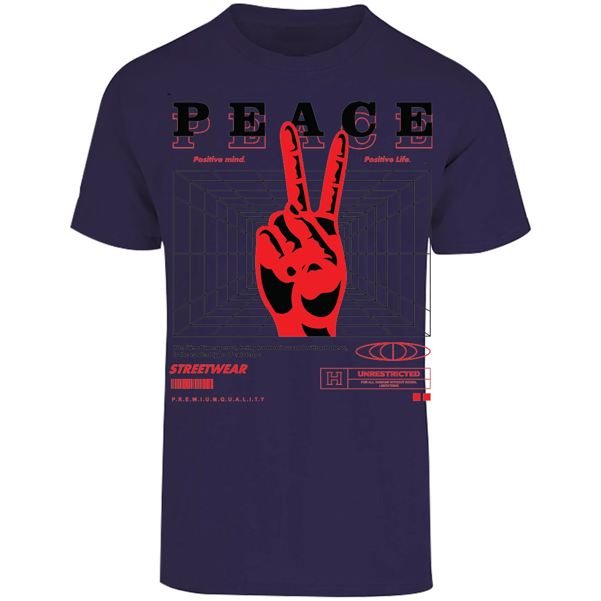 Playera Urbano Style Peace 404 para Adulto 24