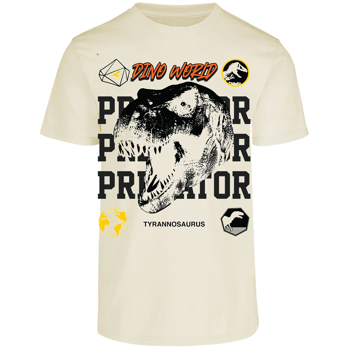 Playera Urbano Style Tyrannosaurus 434 para Adulto 29