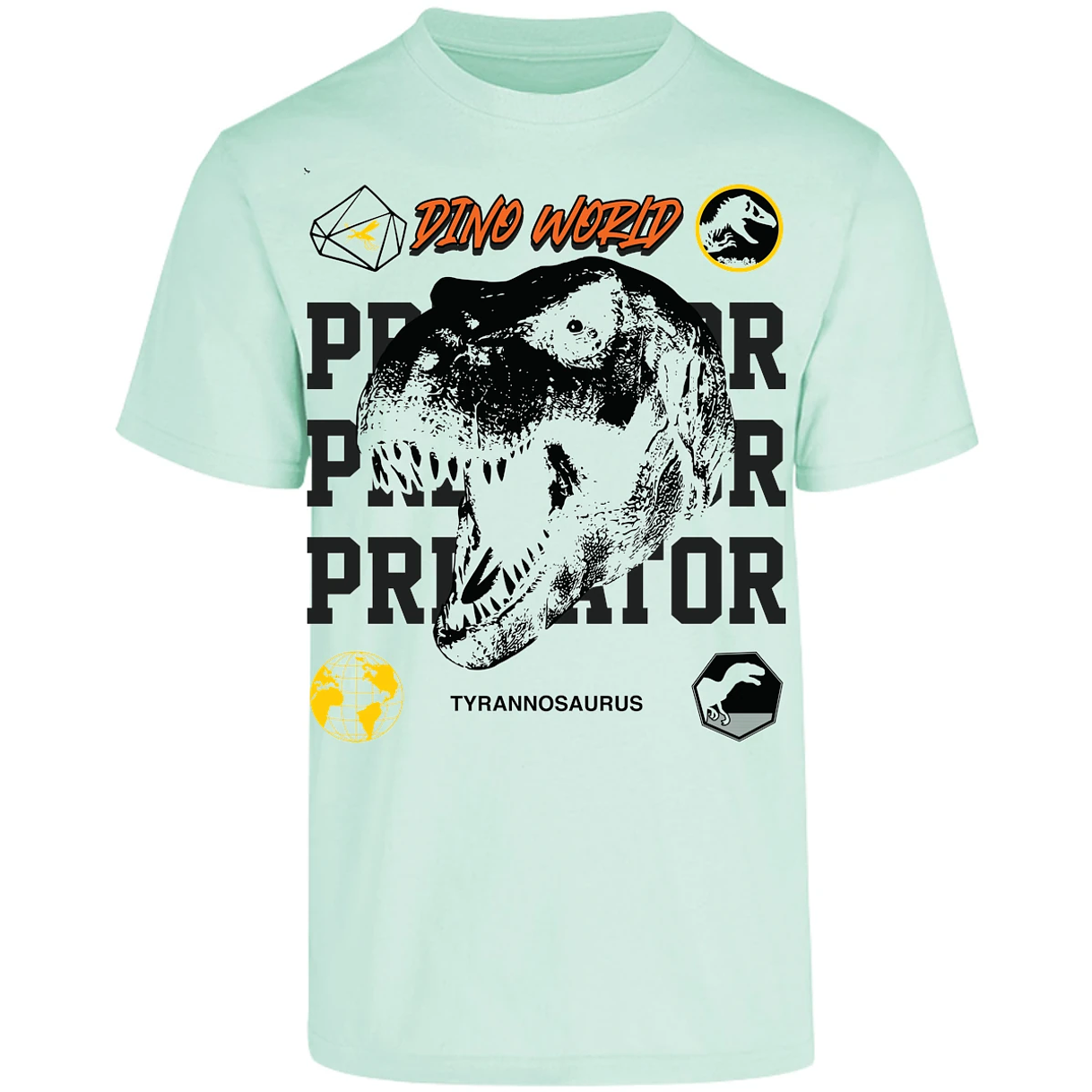 Playera Urbano Style Tyrannosaurus 434 para Adulto 8