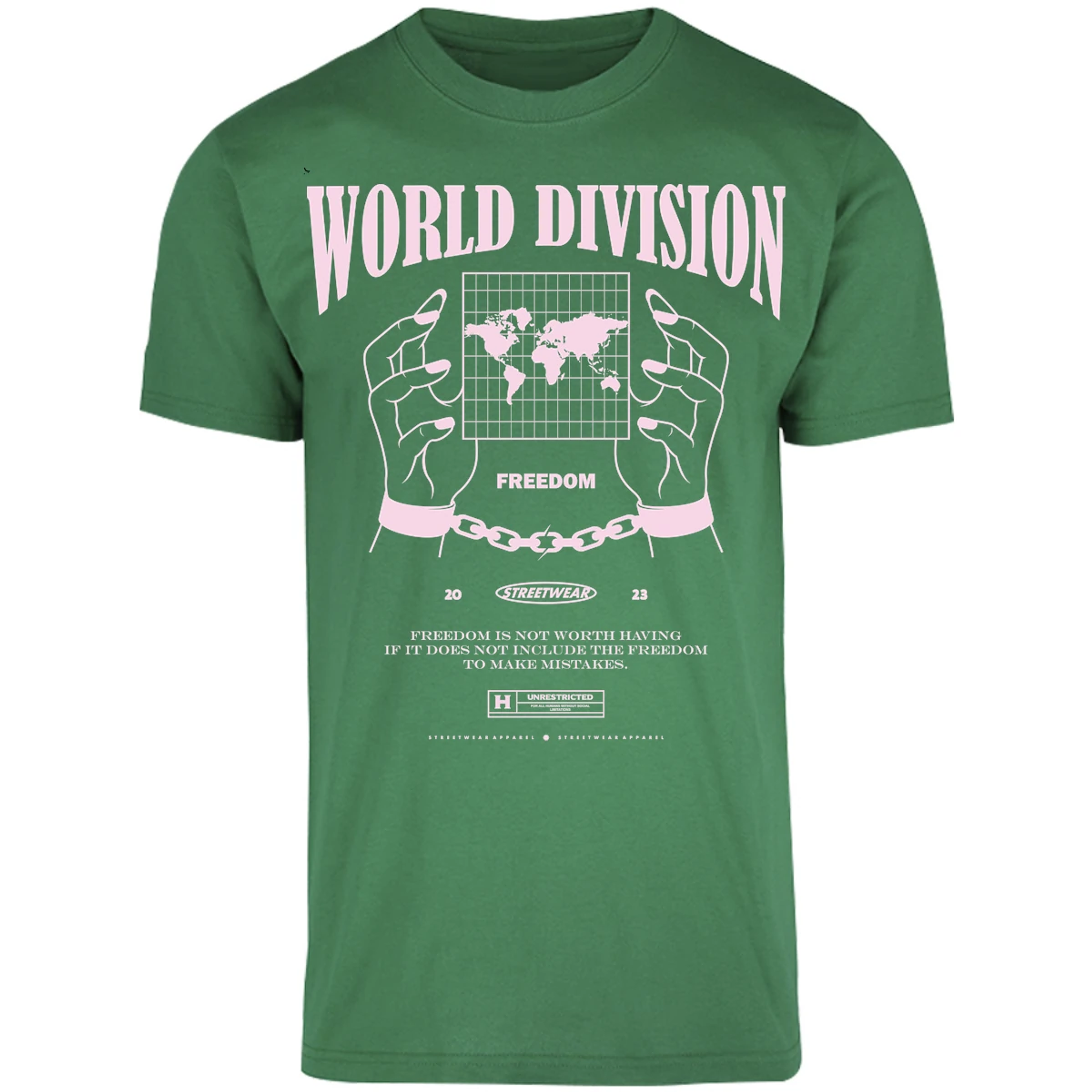 Playera Urbano Style Freedom World Division 221 para Adulto 21